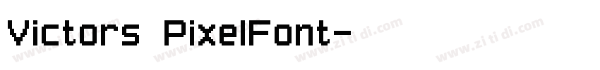 Victors PixelFont字体转换